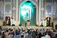 حرم رضوی در شب میلاد پیامبر رحمت (ص) و امام صادق (ع) غرق در سرور و شادمانی شد