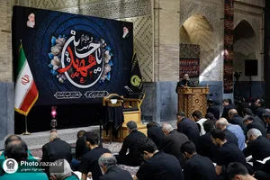 عزاداری عاشورای حسینی با حضور تولیت آستان قدس رضوی