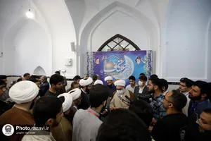 حضور تولیت آستان قدس رضوی در جمع معتکفین رمضانیه