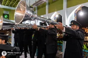 نقاره نوازی شب ولادت امام رضا علیه السلام