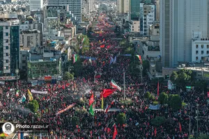 تشییع پیکر رهبر شهید انقلاب در مشهد مقدس-1