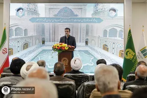 افتتاح پروژه ساماندهی نمای میدان قبله حرم مطهر رضوی-1