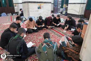 اعتکاف دانش &zwnj;آموزان مدارس امام رضا علیه&zwnj;السلام-٢