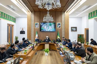 بازدید تولیت آستان قدس رضوی از سازمان مرکزی