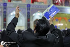 مراسم احیا شب بیست و یکم ماه مبارک رمضان در حرم مطهر رضوی-1