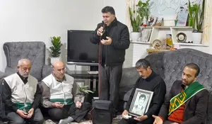 دیدار خادمیاران رضوی با خانواده شهید علیرضا علی پور  در بابل