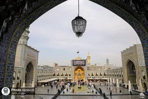 سیاهپوشی حرم مطهر رضوی بمناسبت شهادت حضرت زهرا سلام الله علیها