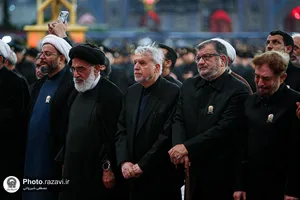 آیین خطبه&zwnj;خوانی شب شهادت امام رضا علیه&zwnj;السلام در حرم مطهر رضوی