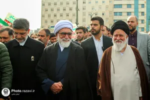 راهپیمایی پرشکوه 22 بهمن در مشهد