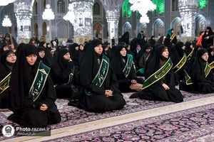 مراسم روز میلاد جوادالائمه در حرم مطهر رضوی