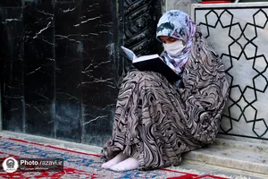 اعتکاف رجبیه خواهران در حرم مطهر رضوی