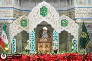 مراسم شب میلاد امام حسن مجتبی علیه السلام در حرم مطهر رضوی