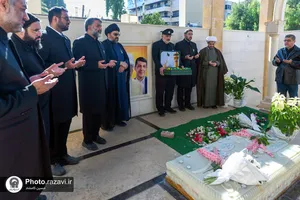 حضور خدام حرم مطهر رضوی در مجتمع حضرت فاطمه زهرا (س) لبنان