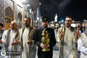 استقبال از ماه مبارک رمضان در حرم مطهر رضوی