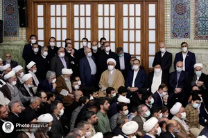 سخنرانی نوروزی رهبر معظم انقلاب در حرم مطهر رضوی
