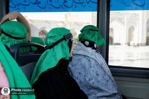 تشرف کودکان دارای بیماری خاص به حرم مطهر رضوی