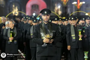 آئین خطبه&zwnj;خوانی شب شهادت امام حسین (ع) در حرم مطهر رضوی