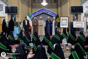 گردهمایی دختران قرآنی در حرم مطهر رضوی
