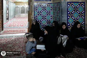 مراسم احیا شب&zwnj;&zwnj;های قدر در آرامگاه خواجه&zwnj;ربیع