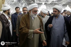 نشست جمعی از اساتید و فضلای حوزه علمیه خراسان با تولیت آستان قدس رضوی