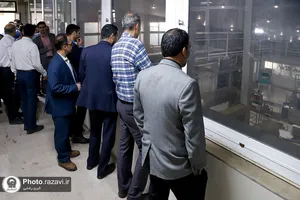 بازدید کارکنان آستان قدس رضوی از کارخانه لبنی رضوی