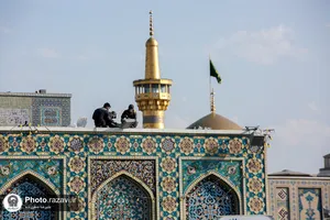 استقبال از بهار در حرم مطهر رضوی