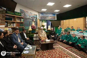 بازدید تولیت آستان قدس رضوی از بخش شمیم رضوان