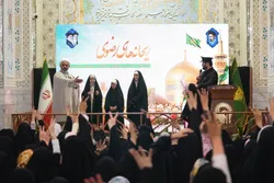 ۵۰۰ دختر نوجوان مشهدی با امام هشتم تجدید عهد کردند