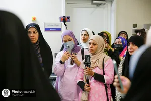 بازدید بانوان مهمان جشنواره &laquo;رسانه خورشید&raquo; از بیمارستان رضوی