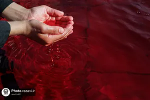 عزاداری تاسوعای حسینی در حرم مطهر رضوی-1