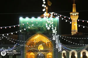 جشن میلاد امیرالمومنین در حرم مطهر رضوی