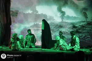 نمایش آیینی &laquo;قائد&raquo;