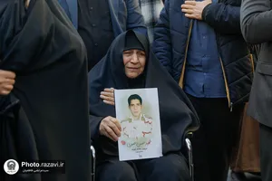 تشییع پیکر شهدای دفاع مقدس و مدافع امنیت در مشهد