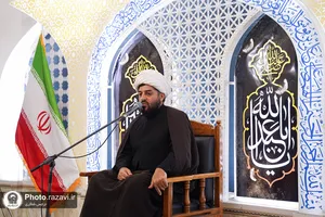عزاداری نوجوانان اردو زبان در حرم مطهر رضوی