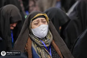 تشرف کاروان 4500 نفره آذربایجان شرقی به حرم مطهر رضوی