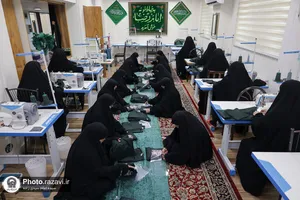 دوخت لباس و عروسک در خیاط خانه حرم مطهر رضوی