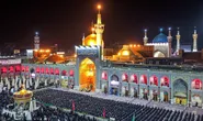 آیین شام غریبان امام رضا (ع) با حضور تولیت آستان قدس رضوی، جمعی از مسئولان و زائران برگزار شد
