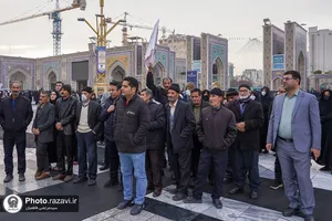 تشرف کاروان زیارت اولی&zwnj;های آذربایجان شرقی به حرم مطهر رضوی