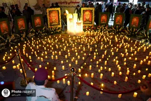 موکب آستان قدس رضوی در فرودگاه بغداد
