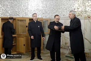 مراسم قرآن&zwnj;خوانی &laquo;صفه&raquo; در حرم امام رضا علیه&zwnj;السلام