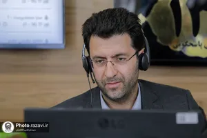 حضور سرپرست معاونت سرمایه انسانی آستان قدس رضوی در سامانه 138
