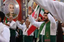 تجدید میثاق خادمیاران کرمانی با سیدالشهدای مقاومت و رهبر شهید