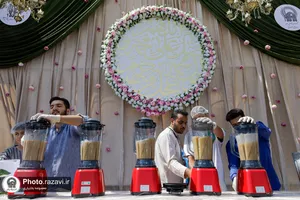 موکب موسسه جوانان آستان قدس رضوی در روز میلاد پیامبر اکرم