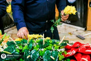 گل آرایی حرم حضرت معصومه سلام الله علیها