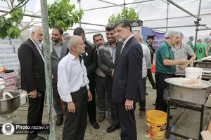 بازدید قائم مقام تولیت آستان قدس رضوی از مواکب خدمت رسان به زائرین امام رضا علیه&zwnj;السلام در دهه کرامت