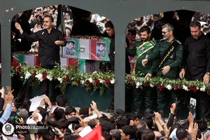 تشییع رئیس&zwnj;جمهور شهید و همراهان در مشهدالرضا&zwnj;&zwnj;علیه السلام -2