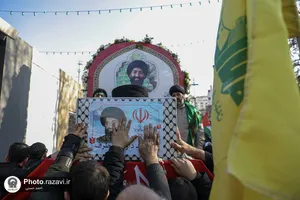 تشییع پیکر شهید حجت الاسلام سیدداوود بی&zwnj;طرف در مشهد