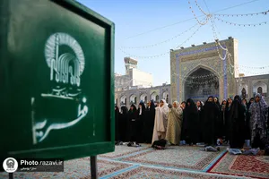 اقامه نماز عید فطر در حرم مطهر رضوی-3