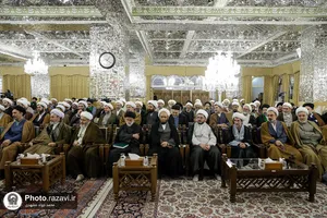 دیدار اساتید پیشکسوت حوزه علمیه مشهد با تولیت آستان قدس رضوی