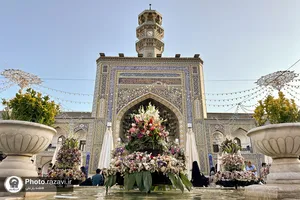 حال و هوای حرم مطهر رضوی در روز عید غدیر